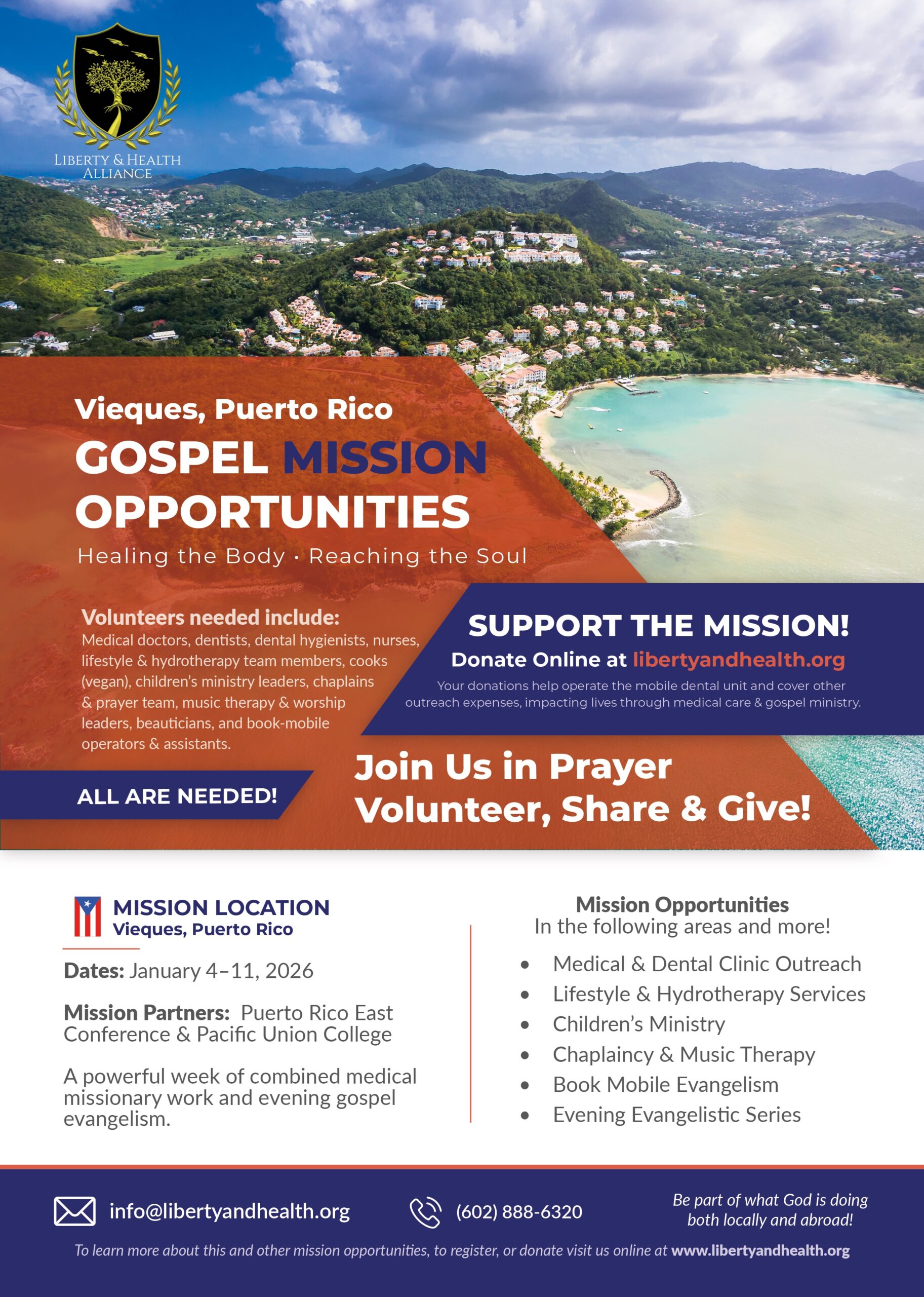 LHA Puerto Rico Mission Trip Flyer